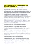 FICEP CUNA UPDATED TEST PAPER QUESTIONS AND SOLUTIONS GUARANTEE
