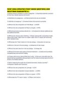 FICEP CUNA UPDATED STUDY GUIDE QUESTIONS AND SOLUTIONS GUARANTEE 