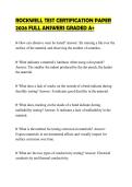 ROCKWELL TEST CERTIFICATION PAPER  2026 FULL ANSWERS GRADED A&plus;