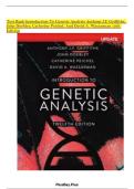 Test Bank for Introduction to Genetic Analysis&comma; 12th Edition &ndash; Griffiths&comma; Doebley&comma; Peichel & Wassarman &vert; Complete 2025&vert;