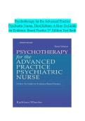 DIGITAL TEST BANK FOR PSYCHOTHERAPY FOR THE ADVANCED PRACTICE PSYCHIATRIC NURSE A HOW-TO GUIDE FOR EVIDENCE-BASED PRACTICE 3RD EDITION BY KATHLEEN WHEELER &vert;NEWEST VERSION 2026 A&plus;