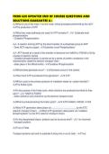 FNDH 620 UPDATED END OF COURSE QUESTIONS AND SOLUTIONS GUARANTEE
