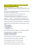 FNDH 620 UPDATED EXAMS STUDY GUIDE QUESTIONS AND SOLUTIONS GUARANTEE