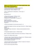 FNDH 620 UPDATED PRACTICE EXAM QUESTIONS AND SOLUTIONS GUARANTEE 