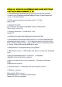 FNDH 620 UPDATED COMPREHENSIVE EXAM QUESTIONS AND SOLUTIONS GUARANTEE