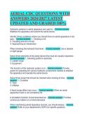 AERIAL CDC QUESTIONS WITH  ANSWERS 20262027 LATEST  UPDATED AND GRADED 100&percnt;  