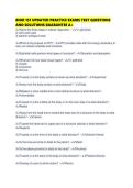 BIOD 151 UPDATED PRACTICE EXAMS TEST QUESTIONS AND SOLUTIONS GUARANTEE 