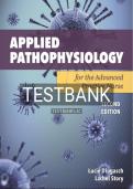 TEST BANK FOR Applied Pathophysiology for the Advanced Practice Nurse 2nd Edition by Lucie Dlugasch &lpar;Author&rpar;&comma; Lachel Story &lpar;Author&rpar;
