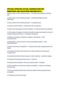 HFT4502 UPDATED ACTUAL EXAMINATION SET QUESTIONS AND SOLUTIONS GUARANTEE