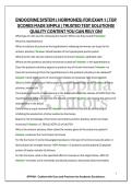 ENDOCRINE SYSTEM &lpar; HORMONES&rpar; FOR EXAM 1 &vert; TOP SCORES MADE SIMPLE &vert; TRUSTED TEST SOLUTIONS&excl; QUALITY CONTENT YOU CAN RELY ON&excl;