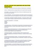 HFT4502 UPDATED TEST QUESTIONS AND SOLUTIONS GUARANTEE
