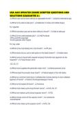 USA AAO UPDATED EXAMS SCRIPTED QUESTIONS AND SOLUTIONS GUARANTEE