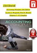 Full Test Bank&colon; Accounting Principles&comma; 14th Edition &vert; Jerry J&period; Weygandt&comma; Paul D&period; Kimmel&comma; Jill E&period; Mitchell &vert; Complete Chapter-by-Chapter Coverage &vert; Verified Questions & Correct Answers &vert; Detailed Rationales &sol; Explanations &vert; Undergraduate & Graduate Level &vert;