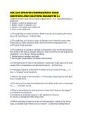 USA AAO UPDATED COMPREHENSIVE EXAM QUESTIONS AND SOLUTIONS GUARANTEE