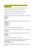 USA AAO UPDATED QUESTIONS AND SOLUTIONS GUARANTEE