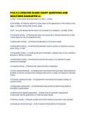 FTCE K 6 UPDATED EXAMS SCRIPT QUESTIONS AND SOLUTIONS GUARANTEE