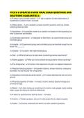 FTCE K 6 UPDATED PAPER FINAL EXAM QUESTIONS AND SOLUTIONS GUARANTEE 