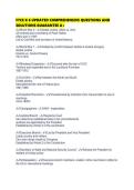 FTCE K 6 UPDATED COMPREHENSIVE QUESTIONS AND SOLUTIONS GUARANTEE