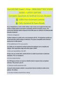 Oak Hill EMT Exam 1 Prep &ndash; EMT STUDY GUIDE 2026&sol;2027 COMPLETE QUESTIONS WITH VERIFIED CORRECT ANSWERS &vert;&vert; 100&percnt; GUARANTEED PASS &vert; NEWEST VERSION