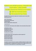NREMT Multiple-Choice Practice Questions &ndash; EMT & PARAMEDIC STUDY GUIDE 2026&sol;2027 COMPLETE QUESTIONS WITH VERIFIED CORRECT ANSWERS &vert;&vert; 100&percnt; GUARANTEED PASS &vert; NEWEST VERSION