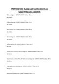 AASM SCORING RULES AND GUIDELINES EXAM QUESTIONS AND ANSWERS