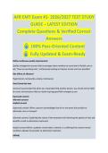 AFR EMT Exam &ndash; EMT STUDY GUIDE 2026&sol;2027 COMPLETE QUESTIONS WITH VERIFIED CORRECT ANSWERS &vert;&vert; 100&percnt; GUARANTEED PASS &vert; NEWEST VERSION
