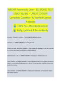 NREMT Paramedic Exam &ndash; PARAMEDIC STUDY GUIDE 2026&sol;2027 COMPLETE QUESTIONS WITH VERIFIED CORRECT ANSWERS &vert;&vert; 100&percnt; GUARANTEED PASS &vert; NEWEST VERSION