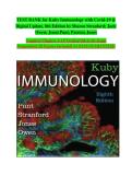 TEST BANK for Kuby Immunology with Covid-19 &  Digital Update&comma; 8th Edition by Sharon Stranford&semi; Judy  Owen&semi; Jenni Punt&semi; Patricia Jones  Complete Chapters 1-21&vert; Verified Q&As for Exam  Preparation&vert; All Figures Included&vert; A&plus; PASS GUARANTEED 