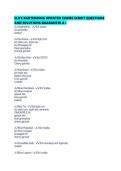 ELITE BARTENDING UPDATED EXAMS SCRIPT QUESTIONS AND SOLUTIONS GUARANTEE
