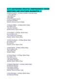 ELITE BARTENDING UPDATED COMPREHENSIVE EXAMS QUESTIONS AND SOLUTIONS GUARANTEE