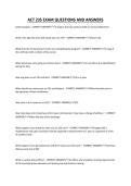 ACT 235 EXAM QUESTIONS AND ANSWERS