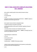 RAD117 FINAL EXAM WITH COMPLETE SOLUTIONS  100&percnt; VERIFIED 