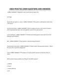 ADEX PRACTICE EXAM QUESTIONS AND ANSWERS&period;