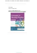 Test Bank For Concepts for Nursing Practice 3rd Edition By Jean Foret Giddens &vert; &vert; 9780323581936 &vert; Chapter 1-57 &vert; Complete Questions And Answers A&plus;
