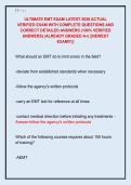 ULTIMATE EMT EXAM LATEST 2026 ACTUAL  VERIFIED EXAM WITH COMPLETE QUESTIONS AND  CORRECT DETAILED ANSWERS &lpar;100&percnt; VERIFIED  ANSWERS&rpar; &vert;ALREADY GRADED A&plus;&vert; &vert;&vert;NEWEST  EXAM&excl;&excl;&excl;&vert;&vert; 
