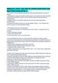 MMSC490 LATEST 2026 END OF COURSE QUESTIONS AND SOLUTIONS GUARANTEE