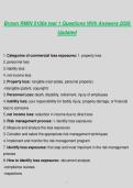 Brown RMIN 5100s test 1 Questions With Answers 2026 Updated