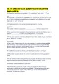 IEE 380 UPDATED EXAM QUESTIONS AND SOLUTIONS GUARANTEE
