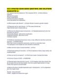CCC3 UPDATED EXAM GUIDE QUESTIONS AND SOLUTIONS GUARANTEE