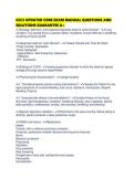 CCC3 UPDATED CORE EXAM MANUAL QUESTIONS AND SOLUTIONS GUARANTEE 
