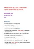 NRFSP Exam Study 1&comma;2 and 3 Questions And  Correct Answers 20262027 update 