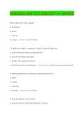Medication Aide TEST questions and answers 2026&sol;2027 A&plus; GRADED 