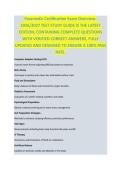 Paramedic Certification Exam Overview &ndash; PARAMEDIC STUDY GUIDE 2026&sol;2027 COMPLETE QUESTIONS WITH VERIFIED CORRECT ANSWERS &vert;&vert; 100&percnt; GUARANTEED PASS &vert; NEWEST VERSION