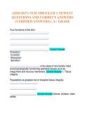 &lpar;2026&sol;2027&rpar; NUR 3280 EXAM 1 NEWEST QUESTIONS AND CORRECT ANSWERS &lpar;VERIFIED ANSWERS&rpar; &vert; A&plus; GRADE