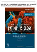 Test Bank for Pathophysiology&colon; The Biologic Basis for Disease in Adults and Children 9th Edition &lpar;McCance & Rogers&rpar; &ndash; Updated 2026&sol;2027 Exam Resource