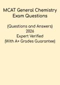 MCAT General Chemistry &vert; Exam Practice Questions & Study Guide