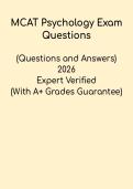 MCAT Psychology &vert; Exam Practice Questions & Study Guide