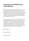 HIT 205 FINAL EXAM B REVIEW FILE 2026 TESTED QUESTIONS