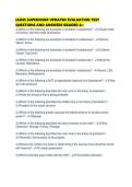 IAHSS SUPERVISOR UPDATED EVALUATION TEST QUESTIONS AND ANSWERS GRADED