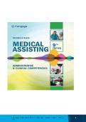 Test Bank For Medical Assisting Administrative & Clinical Competences 9th Edition by Blesi Chapters 1-58 ISBN&colon;9780357502815 GET IT 100&percnt; ACCURATE&excl;&lpar;Graded A&plus;&rpar; latest Version